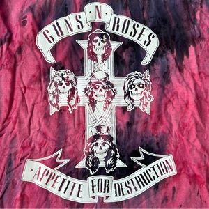 Guns And Roses T Shirt size XXL Tie dye